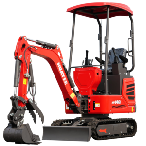 HUAYEE HY14G 1.4T Mini Excavator 14HP Kubota Diesel Engine with Hydraulic Thumb