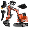 1 MachPro DS-15Pro 1.2T Mini Excavator 13.5HP Briggs & Stratton Engine with Pilot Control