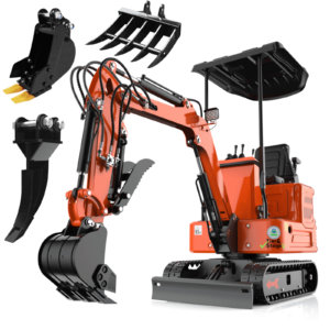 MachPro DS-15Pro 1.2T Mini Excavator 13.5HP Briggs & Stratton Engine with Pilot Control