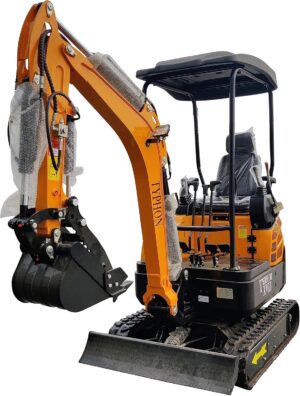 1 TYPHON TERROR XVIII 4000 lb Mini Excavator 20.4HP Kubota D902 Diesel Engine