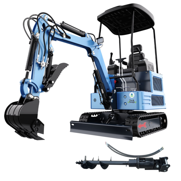 1 MachPro 1.8T Mini Excavator Kubota Diesel Engine with Pilot Control and Side Swing