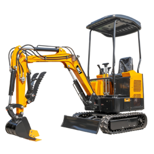 1 MMS MS15 1.5T Mini Excavator 13.5HP Briggs & Stratton Gas Engine with Pilot Control