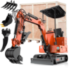 1 MachPro 1.2T Mini Excavator 13.5HP Briggs & Stratton Gas Engine with Pilot Control