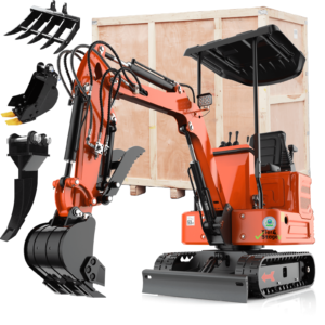 1 MachPro 1.2T Mini Excavator 13.5HP Briggs & Stratton Gas Engine with Pilot Control