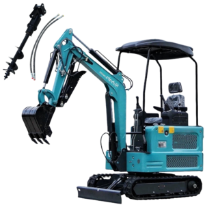 1 MachPro 1.8T Diesel Mini Excavator Kubota Engine with Pilot Control and Auger