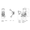 13 HUAYEE HY14G 1.4T Mini Excavator 14HP Kubota Diesel Engine with Hydraulic Thumb