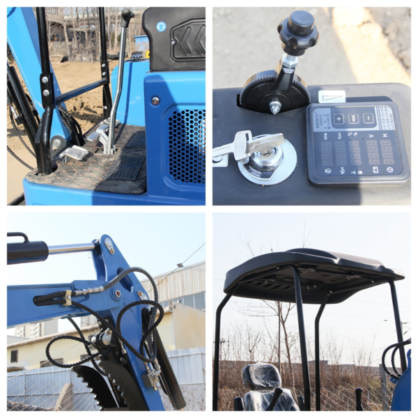 3 MachPro 1.8T Mini Excavator Kubota Diesel Engine with Pilot Control and Side Swing