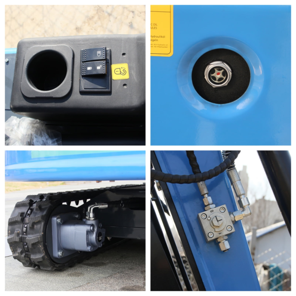 5 MachPro 1.8T Mini Excavator Kubota Diesel Engine with Pilot Control and Side Swing