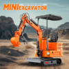 7 MachPro 1.2T Mini Excavator 13.5HP Briggs & Stratton Gas Engine with Pilot Control
